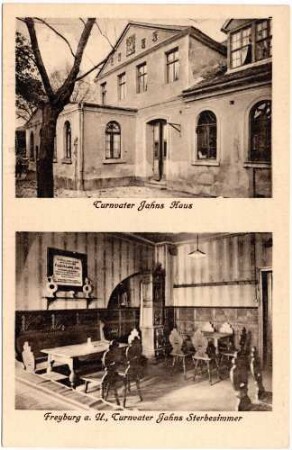 Turnvater Jahns Haus, Freyburg a. U., Turnvater Jahns Sterbezimmer
