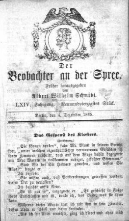 49. Stück, 4. Dezember 1865