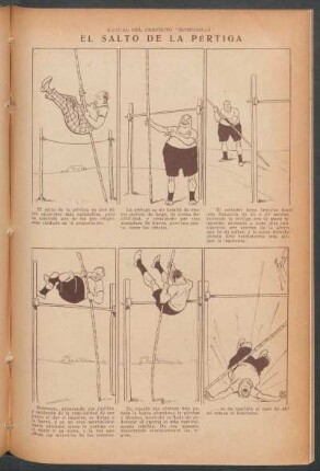 El salto de la pértiga - [Cómic] : Manual del perfecto "sportsman"