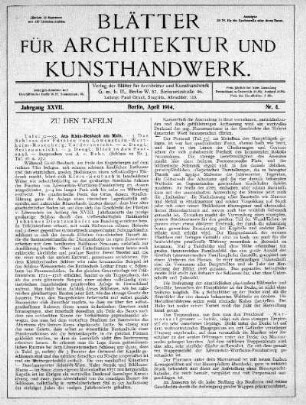 Nr. 4., April 1914