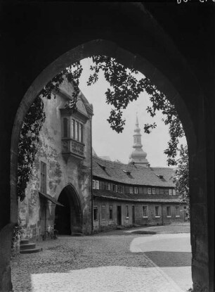 Deutschland. Büdingen. Blick zum Schloss