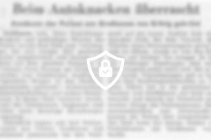 Beim Autoknacken überrascht