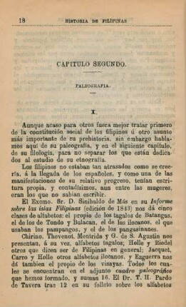 Capítulo segundo. Paleografia