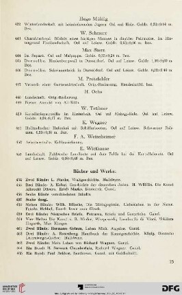 Bücher und Werke (Nr. 454-502)