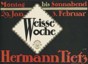 Weiße Woche. Hermann Tietz