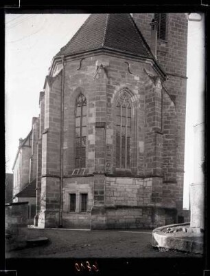 Chor der Kirche von aussen