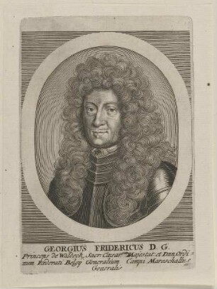 Bildnis des Fürsten Georg Friedrich zu Waldeck, Domprobst zu Halberstadt