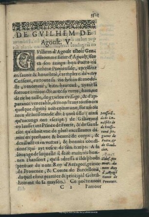 De Guilhem De Agoult, V