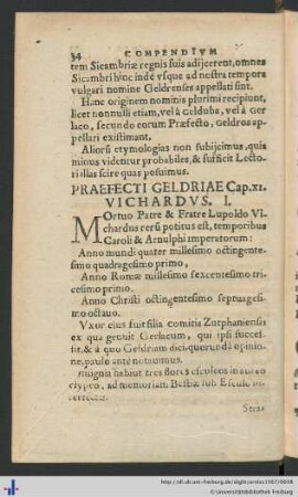 Praefecti Geldriae Cap. XI.