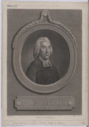 Bildnis des G. I. Zollikofer