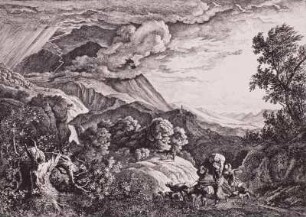 Gegend am Monte Serone bei Olevano