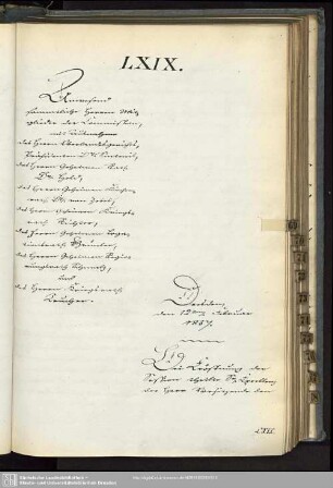 LXIX., 12. Februar 1857