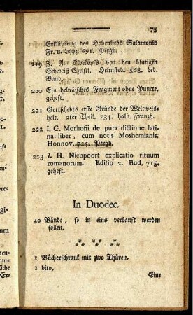 In Duodec.