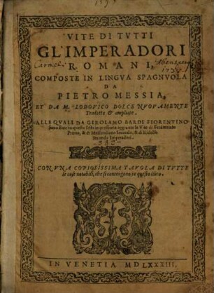 Vite di tutti gl'imperatori romani