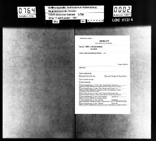 Archiv der königlichen Gesandtschaft zu Paris, Briefe, Depeschen, Varia, Bd. 11b