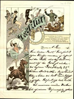Otto, Hermann Waldemar, Artisten-Schriftsteller