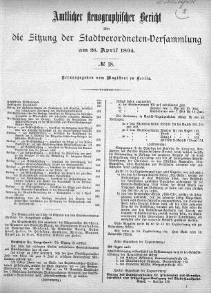 No 18, 26. April 1894