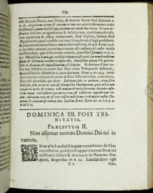 Dominica XII. Post Trinitatis.