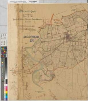 Elte (Rheine), Mesum (Rheine), Umlegung Elte, Übersichtskarte