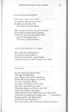Auf einen Selbstmörder