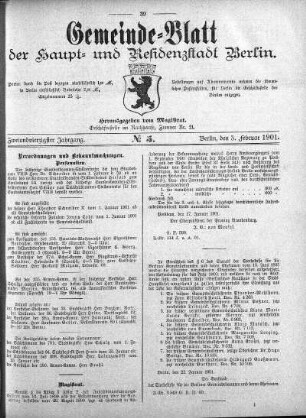 1901,5: No. 5, 3. Februar 1901