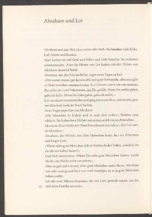 Abraham und Lot