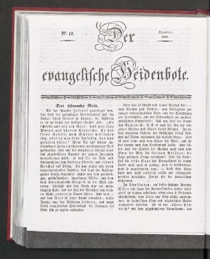 N°. 12. Dezember, 1841