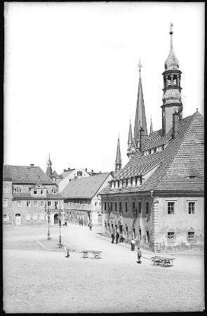 Neustadt in Sachsen. Markt
