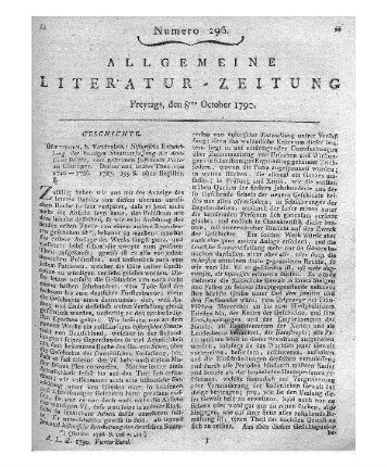 Pütter, J. S.: Historische Entwicklung der heutigen Staatsverfassung des Teutschen Reichs. T. 3. 1740-1786. Göttingen: Vandenhoeck & Ruprecht 1787