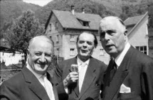 Hausen im Wiesental: Kultusminister Storz, O. E. Sutter, Carl Burckhardt
