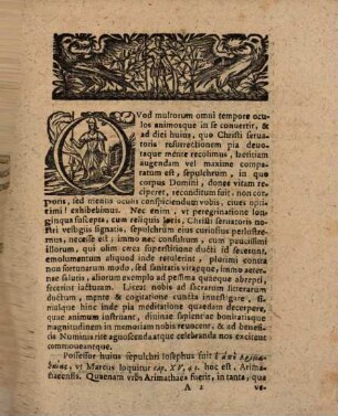 Meditatio paschalis de sepulchro Christi, in Academia Ienensi proposita