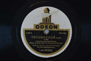 Troubadour : IV. Akt, Duett Acuzena und Manrico: "Wenn du mich liebst, so höre meine Stimme" / (Verdi)