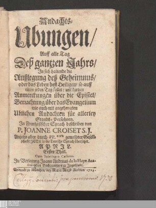 [4],Erster Theil: Aprjl