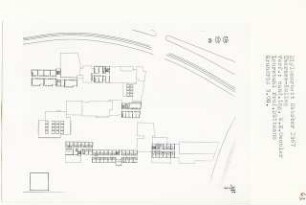 Übersee-Kolleg (Diplomarbeit bei Werner Düttmann): Grundriss 3. Obergeschoss