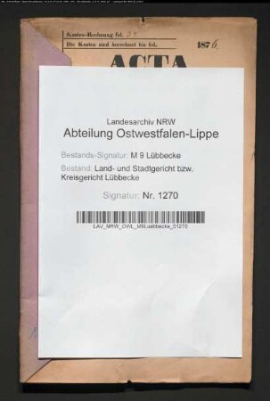 Erblasser: Schlüter, Franz Conrad: