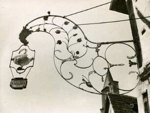 Wirtshausschild "Zum Schwanen"