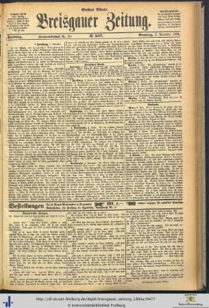 04.11.1894 (Erstes Blatt)