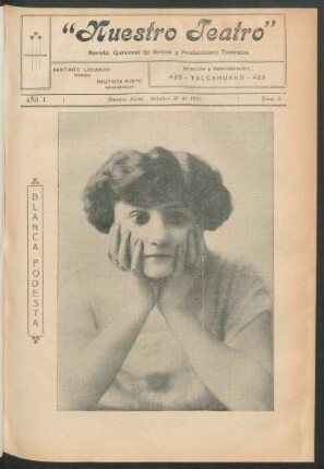[Fotografía de] Blanca Podestá