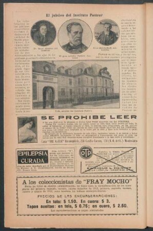 El jubileo del Instituto Pasteur
