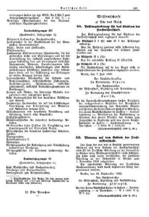 Prüfungsordnung für das Studium der Forstwissenschaft : [Wissenschaft] ; [Für das Reich] ; [Amtliche Erlasse] ; [Amtlicher Teil]