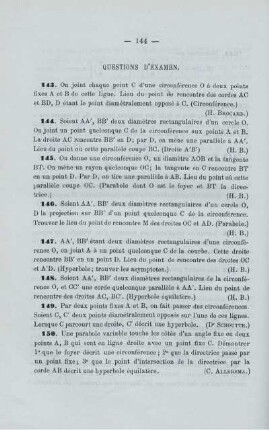 QUESTION D'EXAMEN.