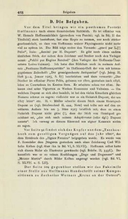 D. Die Beigaben