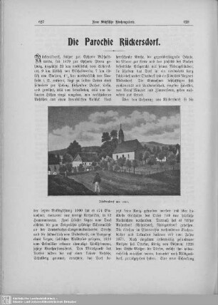 Die Parochie Rückersdorf