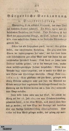 III. Bürgerliche Verbindung