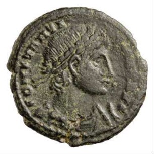 Münze, Aes 4, Follis, 336 - 337 n. Chr.