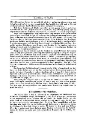 Gedenkblätter für Gefallene