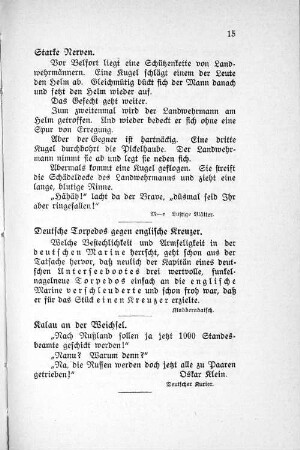 Starke Nerven.