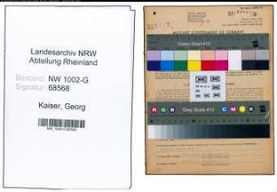 Entnazifizierung Georg Kaiser, geb. 09.11.1897 (Glasreiniger)