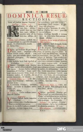 Dominica Resurrectionis