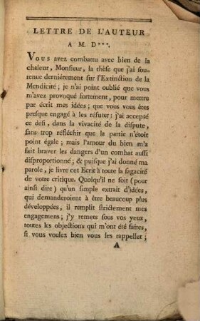 À mes Concitoyens sur la sécularisation des Religieux